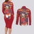 Megumin Couples Matching Long Sleeve Bodycon Dress and Long Sleeve Button Shirt