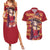 Megumin Couples Matching Summer Maxi Dress and Hawaiian Shirt