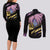 Boros - One Puch Man Couples Matching Long Sleeve Bodycon Dress and Long Sleeve Button Shirt