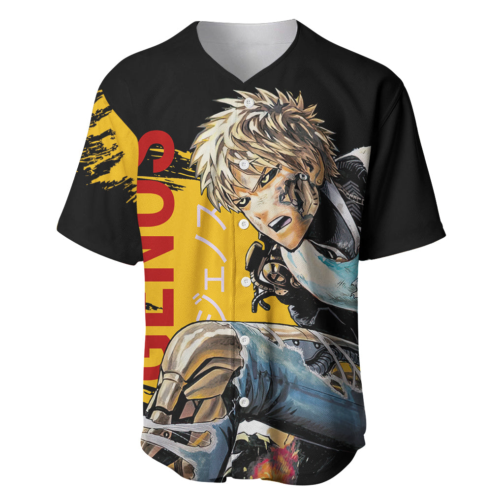 Genos - One Puch Man Baseball Jersey