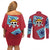 Luffy Wano Arc Couples Matching Off Shoulder Short Dress and Long Sleeve Button Shirt