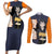 Karasuno Kiyoko Shimizu Couples Matching Short Sleeve Bodycon Dress and Long Sleeve Button Shirt