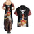 Shanks Red-Haired - Yonko One Piece Couples Matching Summer Maxi Dress and Hawaiian Shirt