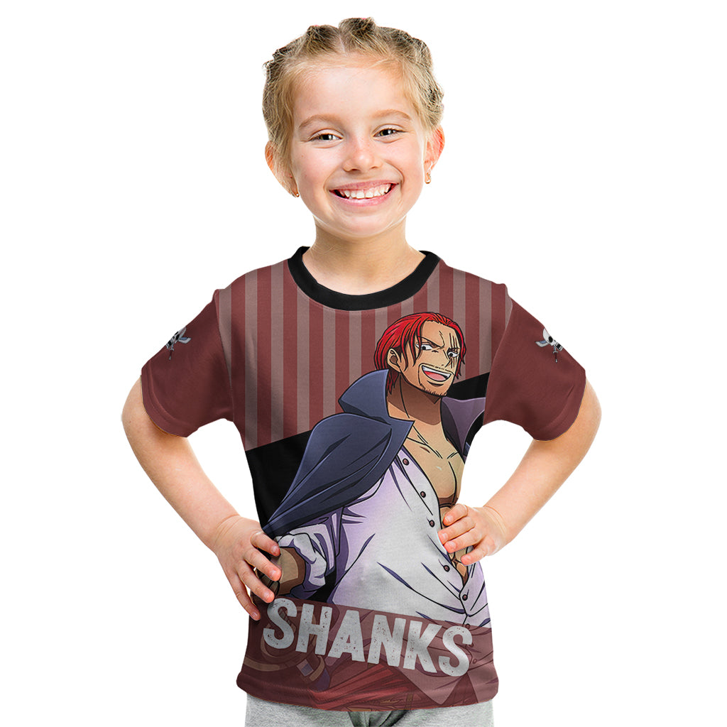 Shanks Red-Haired - Yonko One Piece Kid T Shirt