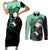 Tatsumaki Couples Matching Short Sleeve Bodycon Dress and Long Sleeve Button Shirt Demon Slayer