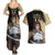 Black Bull Yami Sukehiro Couples Matching Summer Maxi Dress and Hawaiian Shirt Black Clover Anime