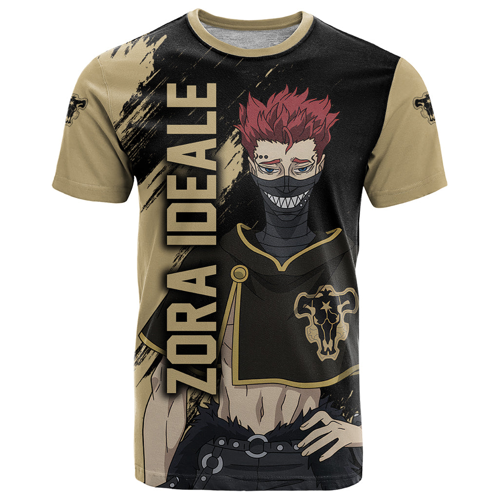 Black Bull Zora Ideale T Shirt Black Clover Anime