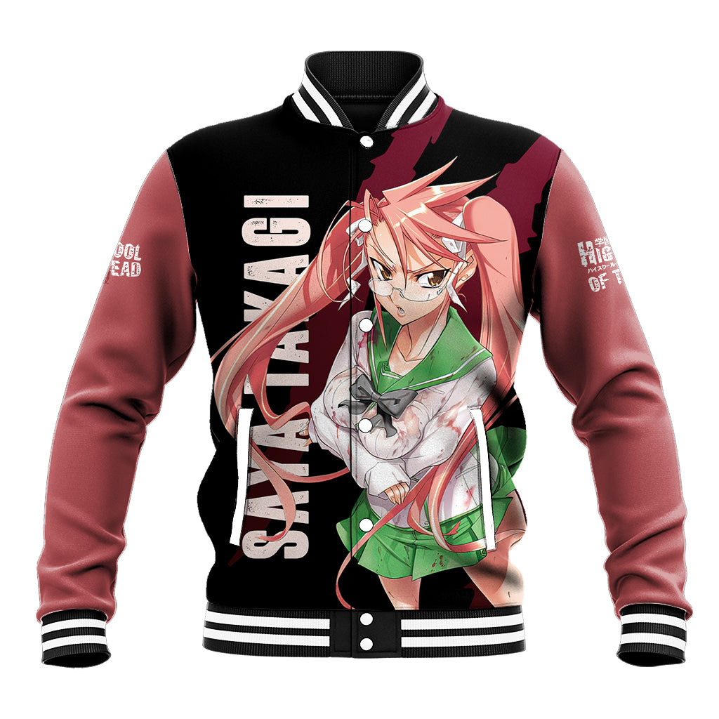 Saya Takagi Baseball Jacket Highschool Of Dead