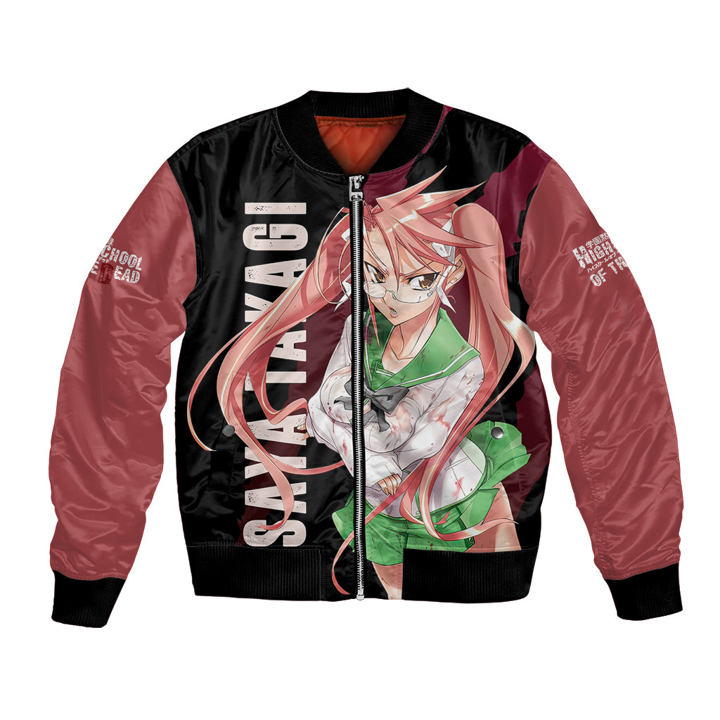 Saya Takagi Bomber Jacket Highschool Of Dead