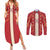 Luffy Couples Matching Summer Maxi Dress and Long Sleeve Button Shirt One Piece