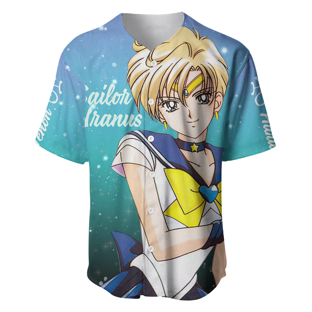 Haruka Tenoh Baseball Jersey Sailor Uranus Sailor Moon Anime