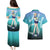 Haruka Tenoh Couples Matching Puletasi and Hawaiian Shirt Sailor Uranus Sailor Moon Anime