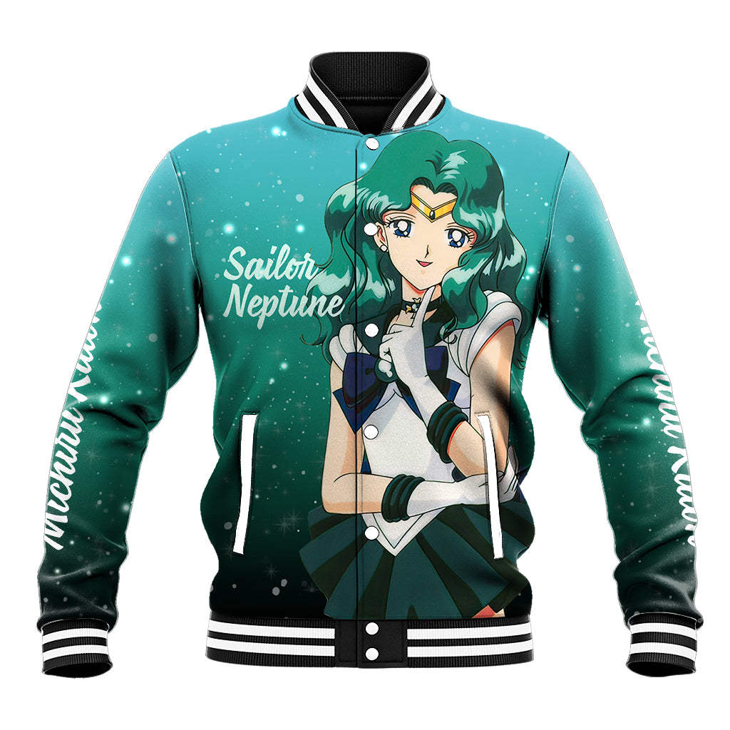 Michiru Kaioh Baseball Jacket Sailor Neptune Sailor Moon Anime