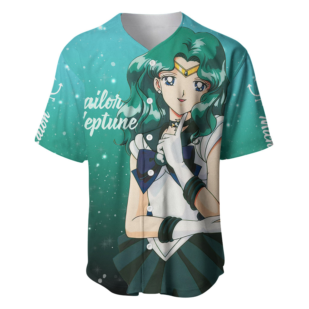 Michiru Kaioh Baseball Jersey Sailor Neptune Sailor Moon Anime