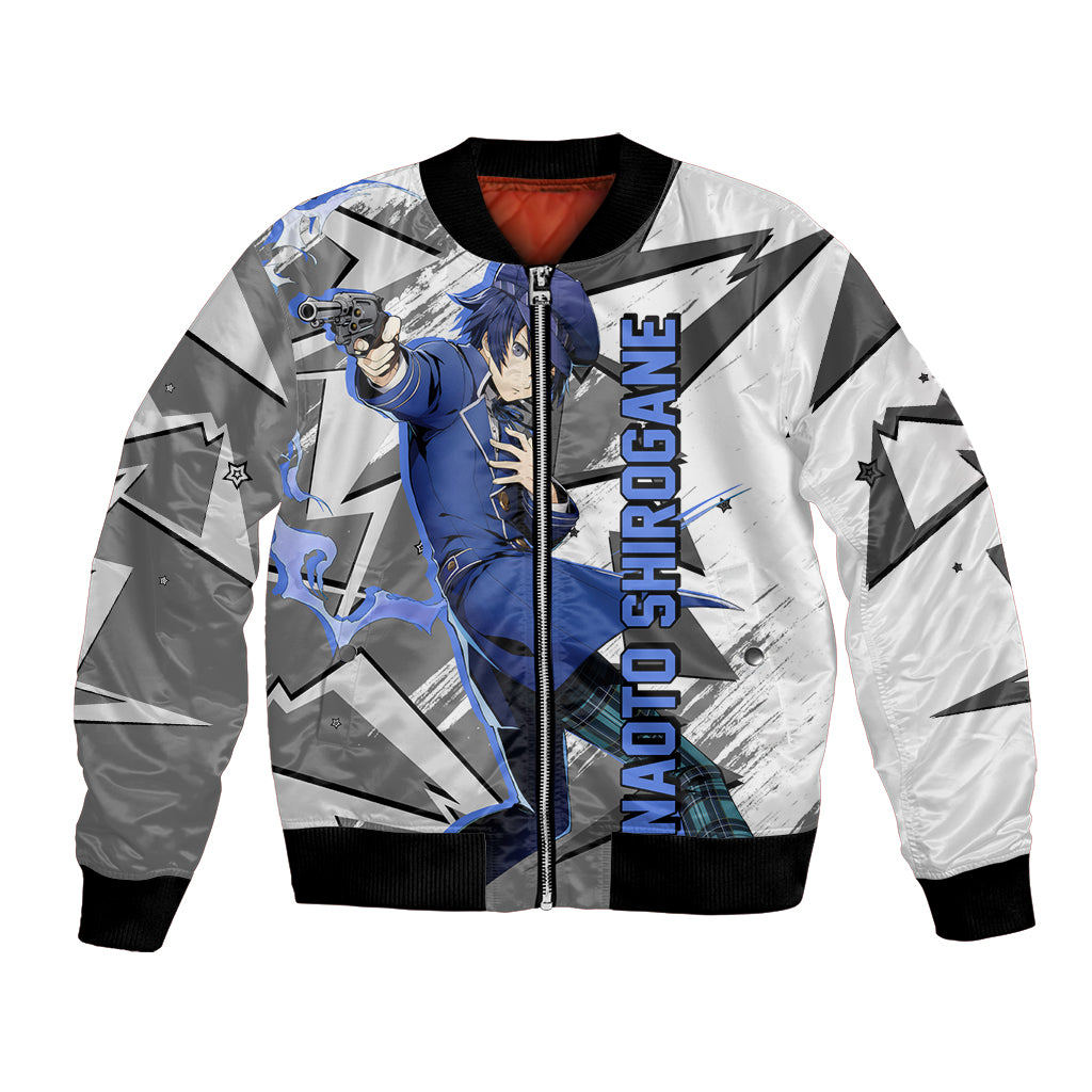 Naoto Shirogane Persona Bomber Jacket Anime Mix Polygon Cyber Style