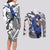 Naoto Shirogane Persona Couples Matching Long Sleeve Bodycon Dress and Long Sleeve Button Shirt Anime Mix Polygon Cyber Style