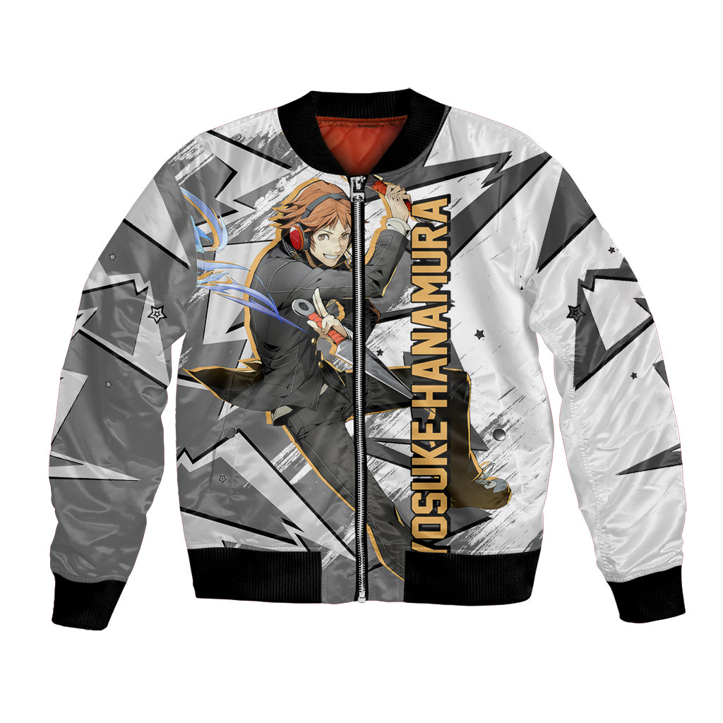 Yosuke Hanamura Persona Bomber Jacket Anime Mix Polygon Cyber Style