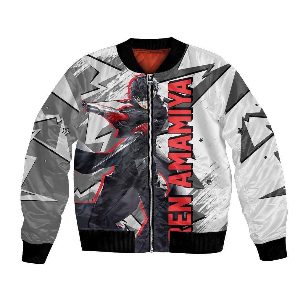 Joker Persona Bomber Jacket Anime Mix Polygon Cyber Style