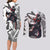 Joker Persona Couples Matching Long Sleeve Bodycon Dress and Long Sleeve Button Shirt Anime Mix Polygon Cyber Style