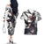 Joker Persona Couples Matching Off The Shoulder Long Sleeve Dress and Hawaiian Shirt Anime Mix Polygon Cyber Style