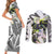 Ringo Persona Couples Matching Short Sleeve Bodycon Dress and Long Sleeve Button Shirt Anime Mix Polygon Cyber Style