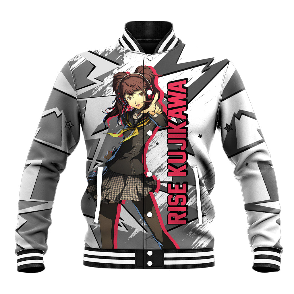 Rise Kujikawa Persona Baseball Jacket Anime Mix Polygon Cyber Style