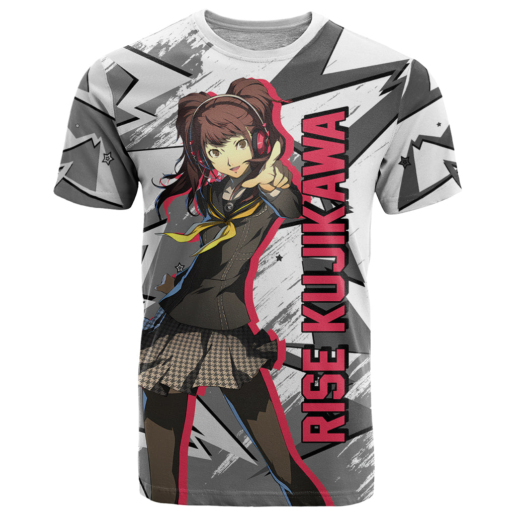 Rise Kujikawa Persona T Shirt Anime Mix Polygon Cyber Style