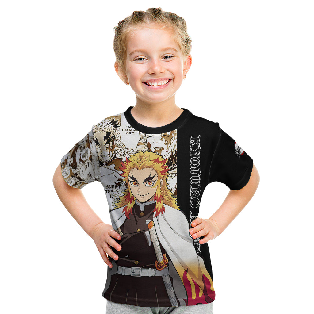 Kyojuro Rengoku Kid T Shirt Demon Slayer