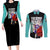 Yamato - One Piece Couples Matching Long Sleeve Bodycon Dress and Long Sleeve Button Shirt Anime Mix Manga Style