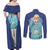 Aquamarine Hoshino - Oshi no Ko Couples Matching Off Shoulder Maxi Dress and Long Sleeve Button Shirt Anime Style