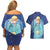 Aquamarine Hoshino - Oshi no Ko Couples Matching Off Shoulder Short Dress and Hawaiian Shirt Anime Style