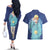 Aquamarine Hoshino - Oshi no Ko Couples Matching Off The Shoulder Long Sleeve Dress and Hawaiian Shirt Anime Style