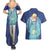 Aquamarine Hoshino - Oshi no Ko Couples Matching Summer Maxi Dress and Hawaiian Shirt Anime Style