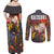 Katsuki Bakugo - My Hero Academia Couples Matching Off Shoulder Maxi Dress and Long Sleeve Button Shirt Dynamight Anime Style