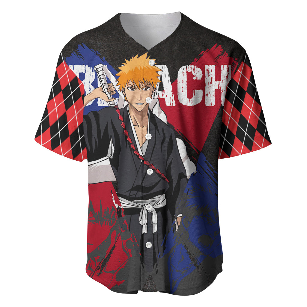 Ichigo Kurosaki Baseball Jersey Anime Style