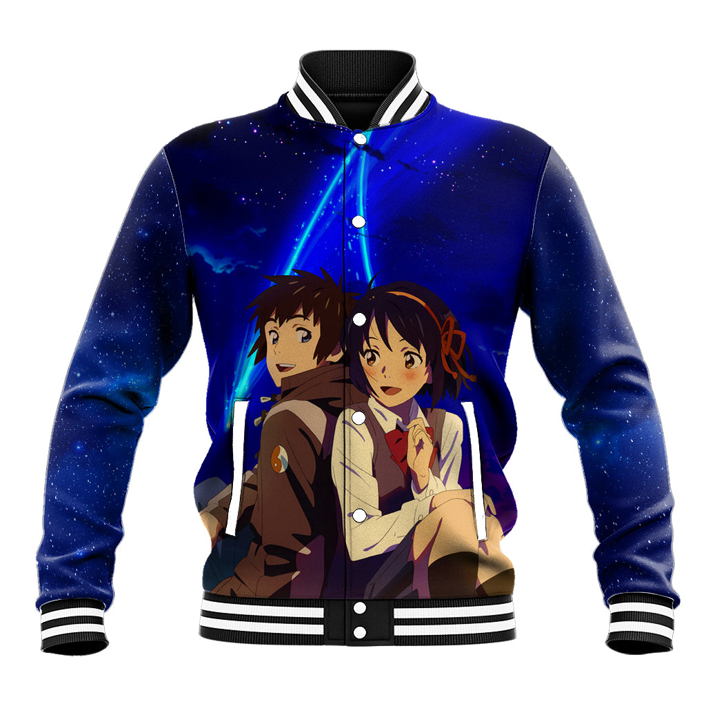 Your Name Movie Baseball Jacket Anime Mix Galaaxy Style