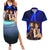 Your Name Movie Couples Matching Summer Maxi Dress and Hawaiian Shirt Anime Mix Galaaxy Style