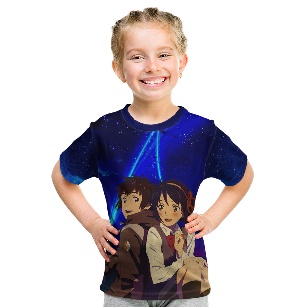 Your Name Movie Kid T Shirt Anime Mix Galaaxy Style