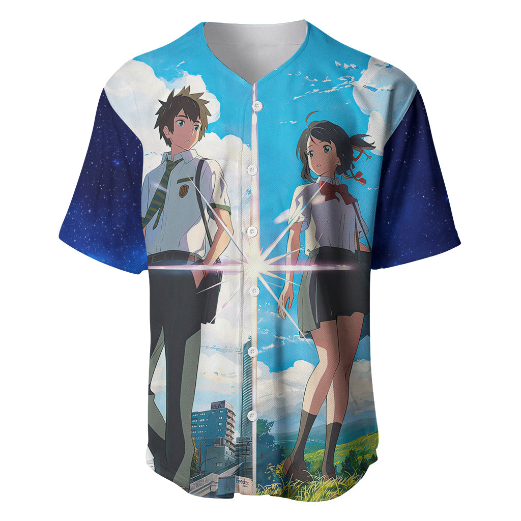 Your Name Hoodie Kimi no Na wa Baseball Jersey Anime Style