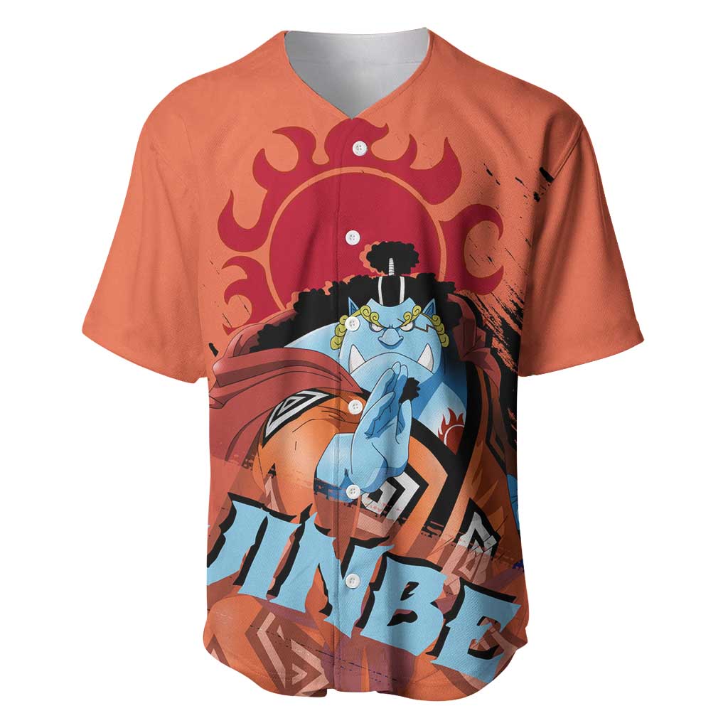 Jinbe - One Piece Baseball Jersey Anime Style