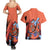 Jinbe - One Piece Couples Matching Summer Maxi Dress and Hawaiian Shirt Anime Style