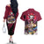 Eustass Kid - One Piece Couples Matching Off The Shoulder Long Sleeve Dress and Hawaiian Shirt Anime Style