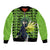 Tatsumaki - One Punch Man Bomber Jacket Anime Text Pattern Style