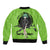 Tatsumaki - One Punch Man Bomber Jacket Anime Text Pattern Style