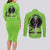 Tatsumaki - One Punch Man Couples Matching Long Sleeve Bodycon Dress and Long Sleeve Button Shirt Anime Text Pattern Style