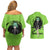 Tatsumaki - One Punch Man Couples Matching Off Shoulder Short Dress and Hawaiian Shirt Anime Text Pattern Style