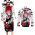 Kyojuro Rengoku - Demon Slayer Couples Matching Long Sleeve Bodycon Dress and Long Sleeve Button Shirt Anime Japan Style