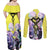 Lucy - CyperPunk Edgerunners Couples Matching Off Shoulder Maxi Dress and Long Sleeve Button Shirt Anime Style