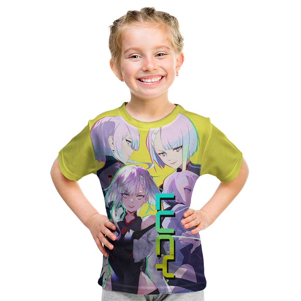 Lucy - CyperPunk Edgerunners Kid T Shirt Anime Style