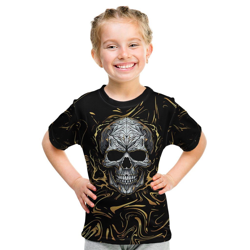 skull-mable-golden-abstract-art-kid-t-shirt-fuck-you-excuses-learn-to-admit-when-you-fuck-up